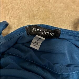 urban outfitters women corset dress. blue